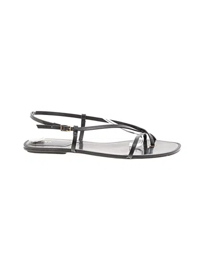 Pre-owned Zara Sandals In Black