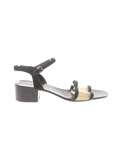 Pre-owned Zara Sandals In Black