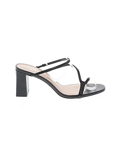 Pre-owned Zara Sandals In Black