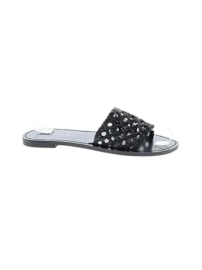 Pre-owned Zara Sandals In Black
