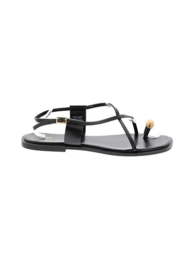 Pre-owned Zara Sandals In Black