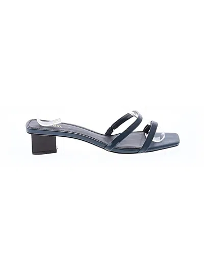 Pre-owned Zara Sandals In Blue