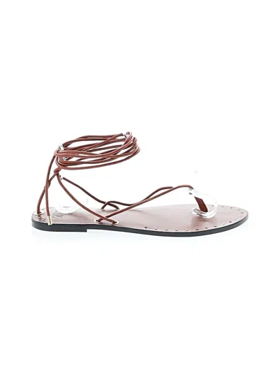 Pre-owned Zara Sandals In Brown