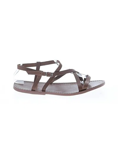 Pre-owned Zara Sandals In Brown