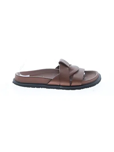 Pre-owned Zara Sandals In Brown