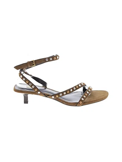 Pre-owned Zara Sandals In Brown