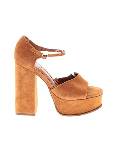 Pre-owned Zara Sandals In Brown