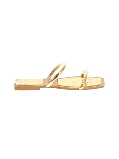 Pre-owned Zara Sandals In Gold