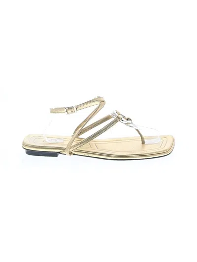 Pre-owned Zara Sandals In Gold