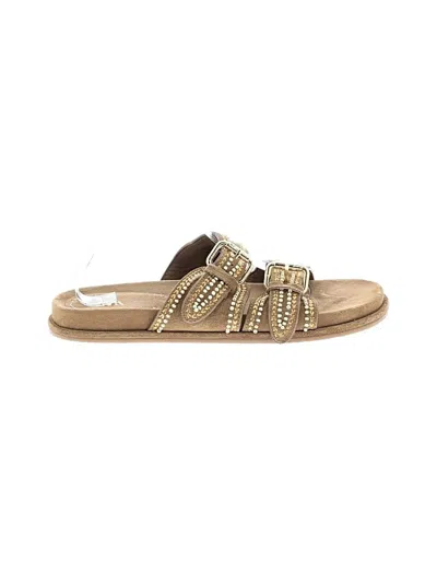 Pre-owned Zara Sandals In Gold