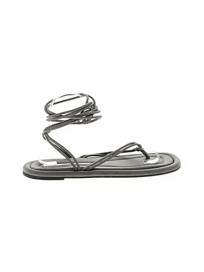 Pre-owned Zara Sandals In Gray