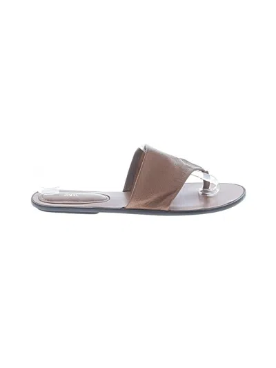 Pre-owned Zara Sandals In Gray