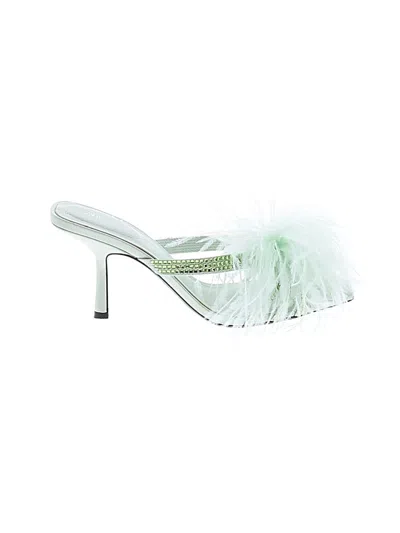 Pre-owned Zara Sandals In Green