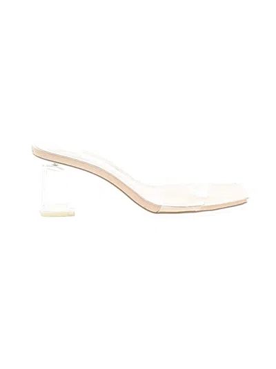 Pre-owned Zara Sandals In Ivory