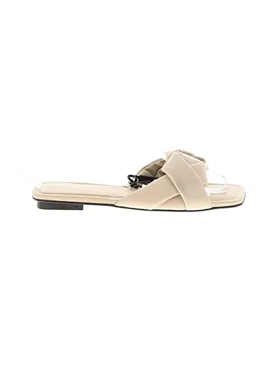 Pre-owned Zara Sandals In Ivory