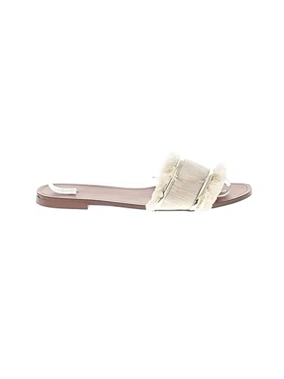 Pre-owned Zara Sandals In Ivory