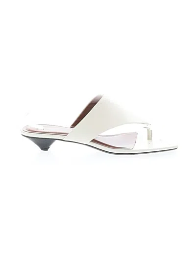 Pre-owned Zara Sandals In Ivory