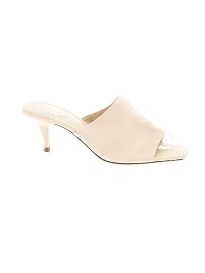 Pre-owned Zara Sandals In Ivory