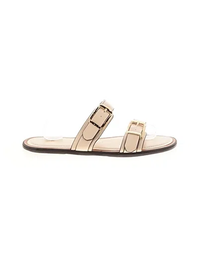 Pre-owned Zara Sandals In Ivory