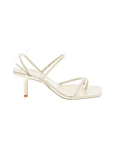 Pre-owned Zara Sandals In Ivory