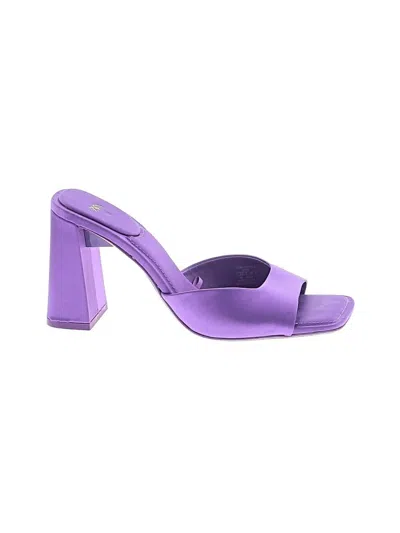 Pre-owned Zara Sandals In Purple