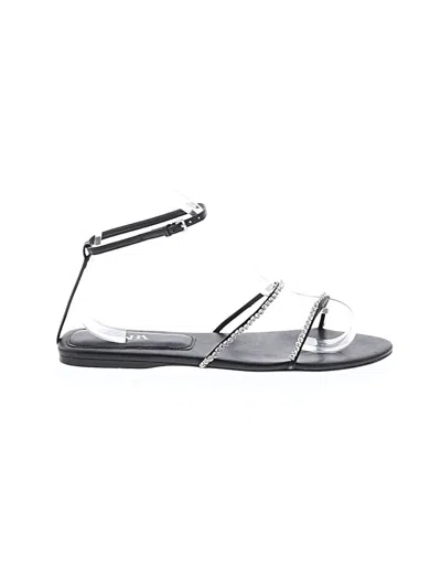 Pre-owned Zara Sandals In Silver