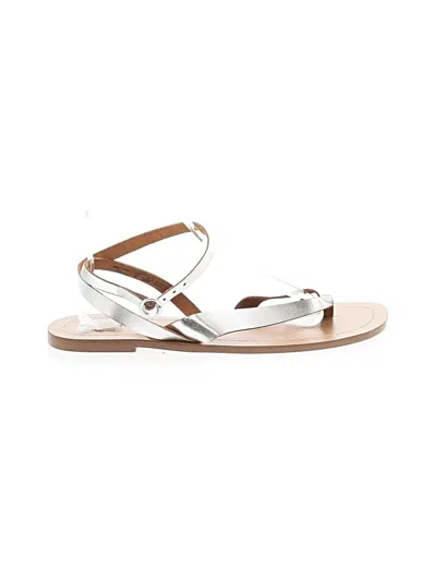 Pre-owned Zara Sandals In Silver