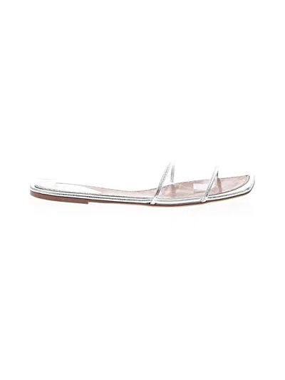 Pre-owned Zara Sandals In Silver