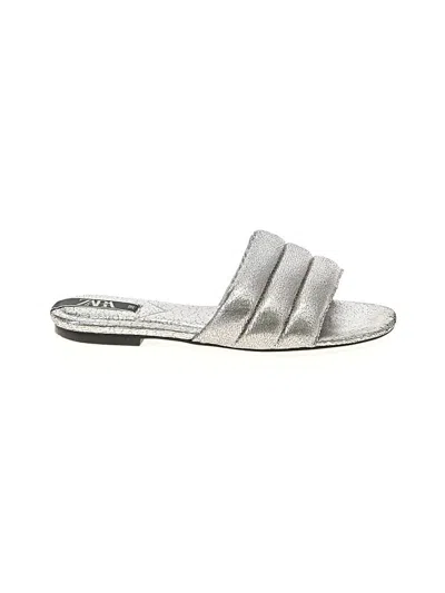 Pre-owned Zara Sandals In Silver
