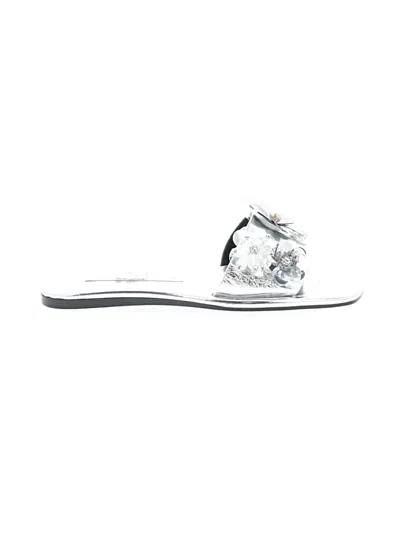 Pre-owned Zara Sandals In Silver