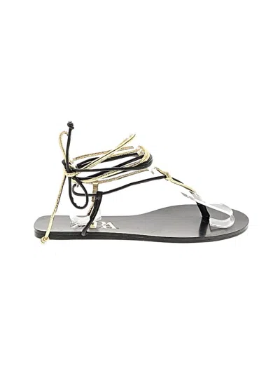 Pre-owned Zara Sandals In Silver