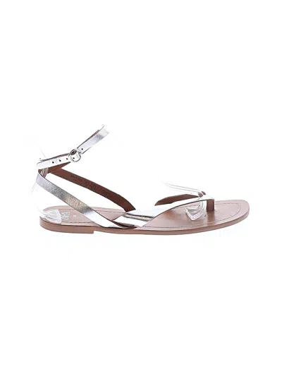 Pre-owned Zara Sandals In Silver