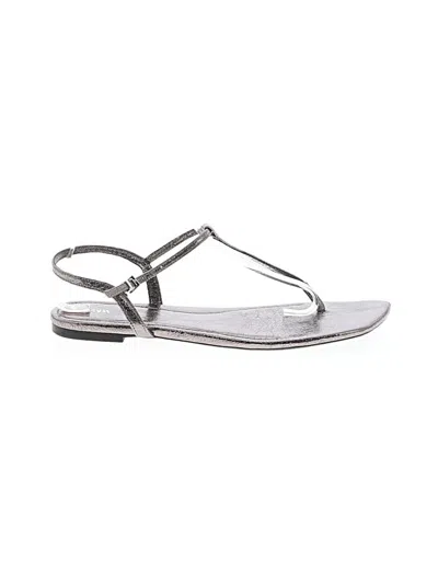 Pre-owned Zara Sandals In Silver