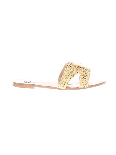 Pre-owned Zara Sandals In Tan