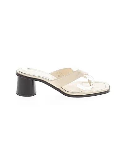 Pre-owned Zara Sandals In White