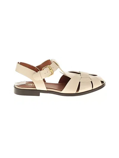 Pre-owned Zara Sandals In White