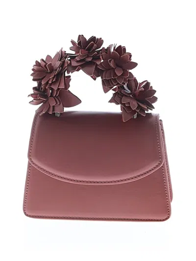 Pre-owned Zara Satchel In Burgundy