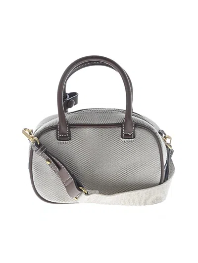 Pre-owned Zara Satchel In Gray