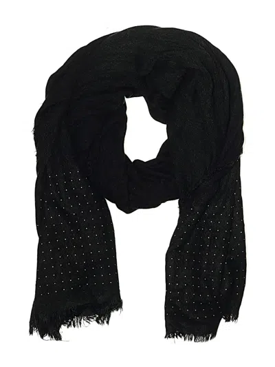 Pre-owned Zara Scarf In Black