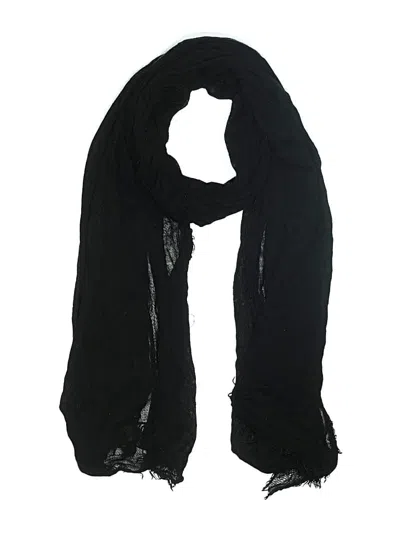 Pre-owned Zara Scarf In Black