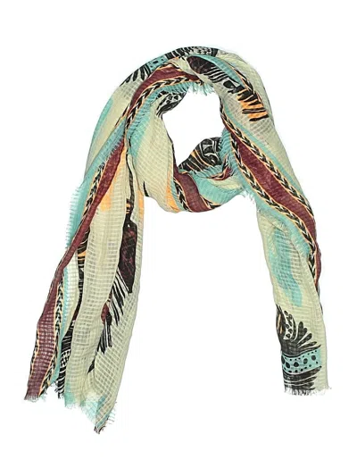 Pre-owned Zara Scarf In Blue