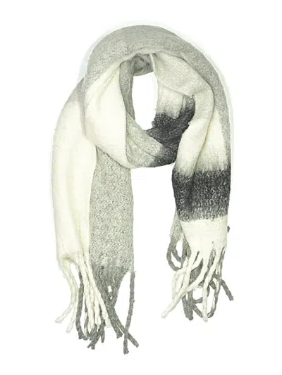 Pre-owned Zara Scarf In Gray