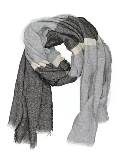 Pre-owned Zara Scarf In Gray