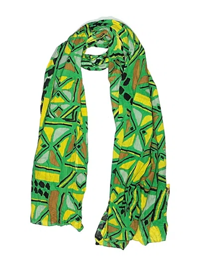 Pre-owned Zara Scarf In Green