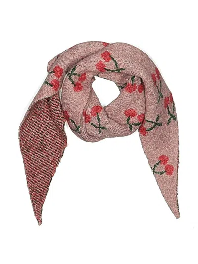 Pre-owned Zara Scarf In Red