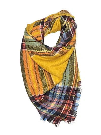 Pre-owned Zara Scarf In Yellow