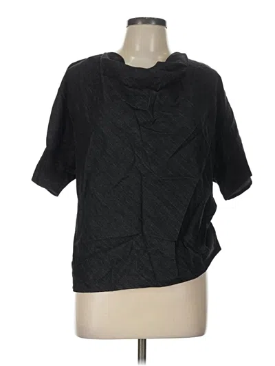 Zara Short Sleeve Blouse In Black