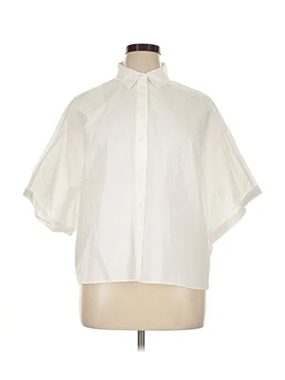 Zara Short Sleeve Blouse In Ivory