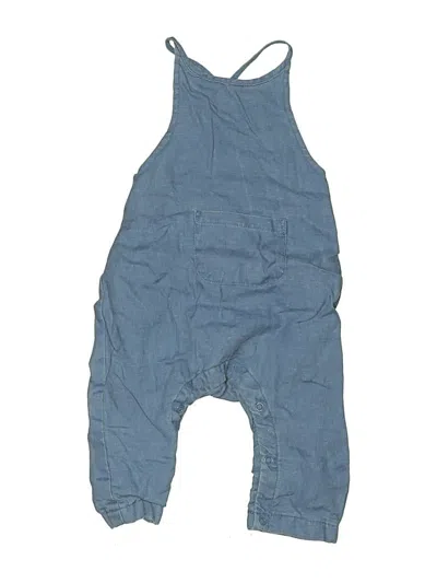Pre-owned Zara Babies' Short Sleeve Onesie In Blue