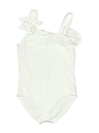 Pre-owned Zara Kids' Short Sleeve Onesie In Ivory